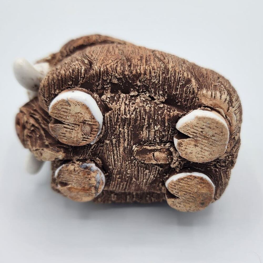 Vintage Artesania Rinconada Handmade Ceramic Musk Ox Retired Collectible Figure - Picture 6 of 7